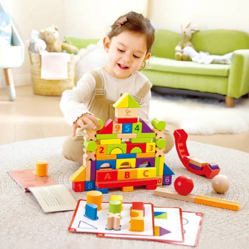קוביות הרכבה מותאמות גיל Hape – תמונה 8