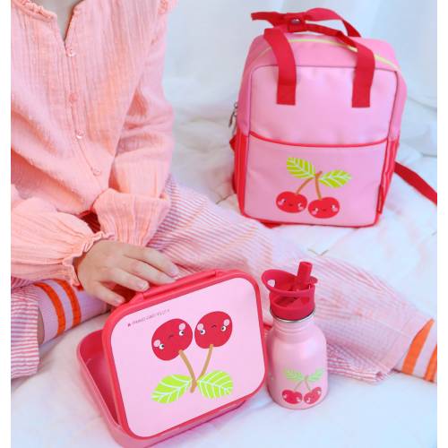 תיק גב מרובע דובדבנים שמחים Little Lovely – תמונה 6