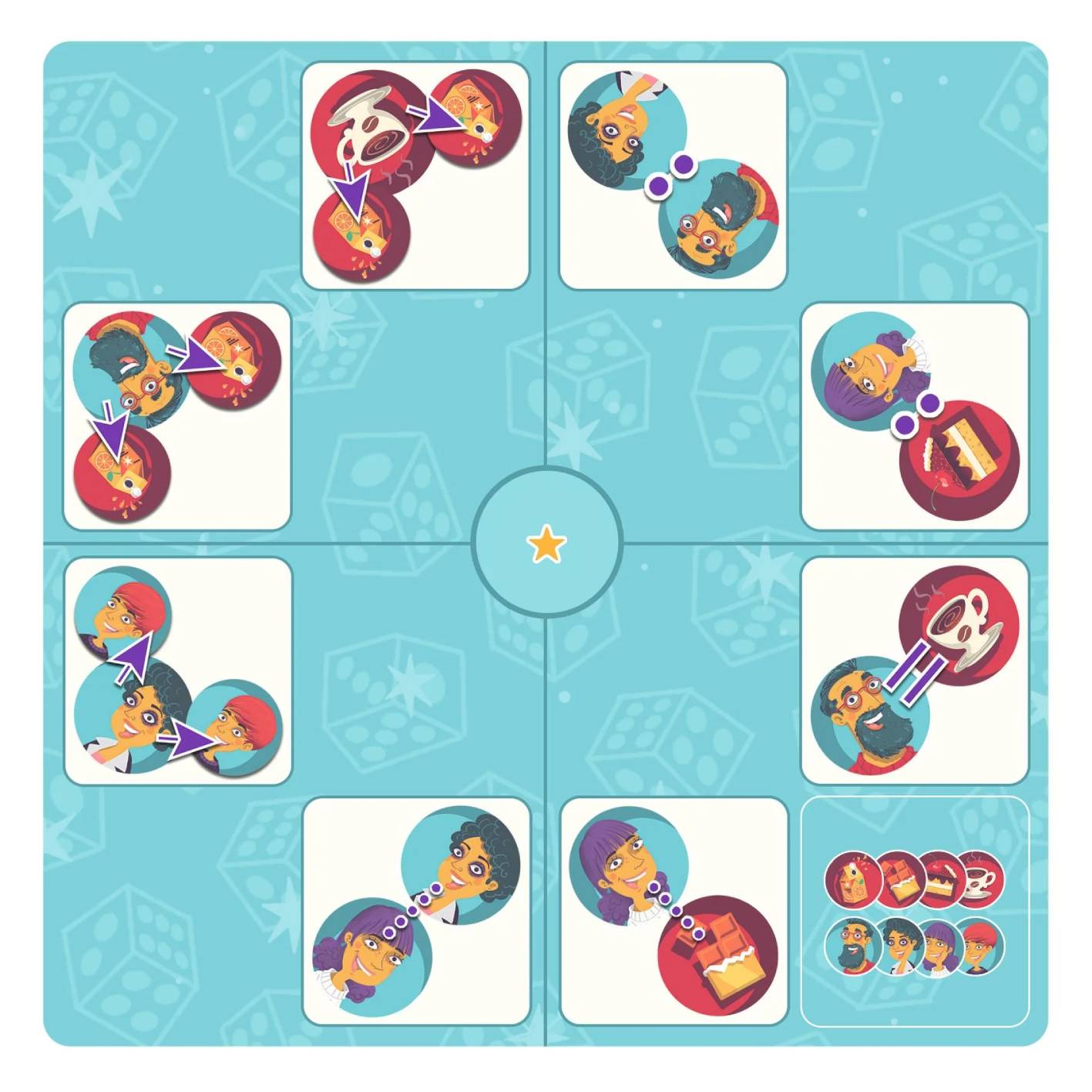 משחק - מי? מה במשפחה? Djeco – תמונה 2