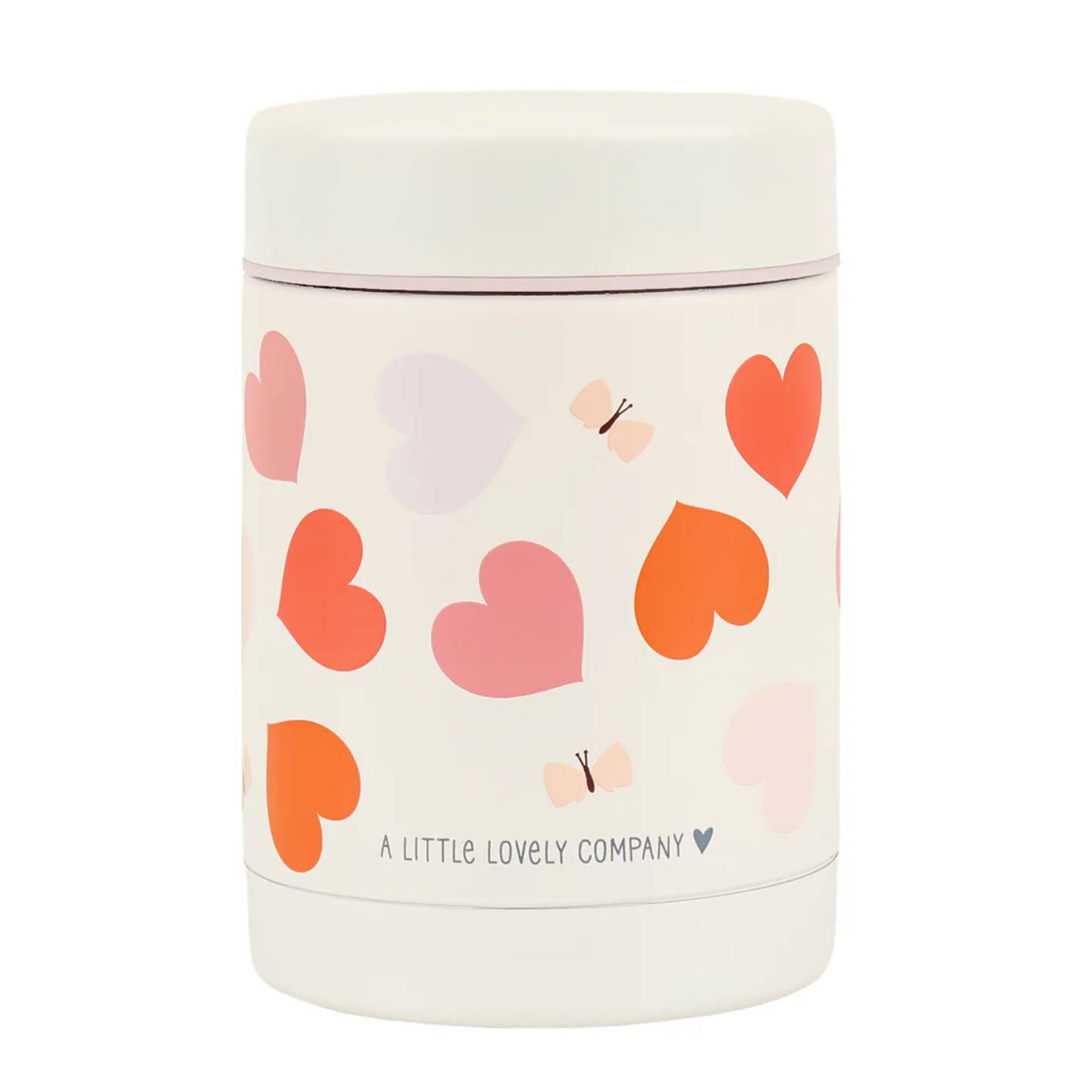 צנצנת אוכל נירוסטה לבבות Little Lovely – תמונה 2