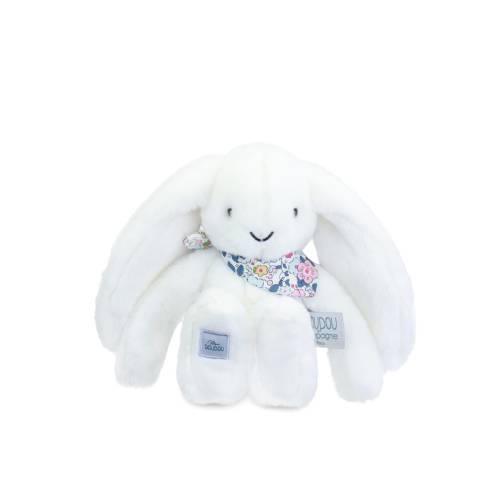בובת ארנב פרחים לבן 35 ס"מ DOUDOU
