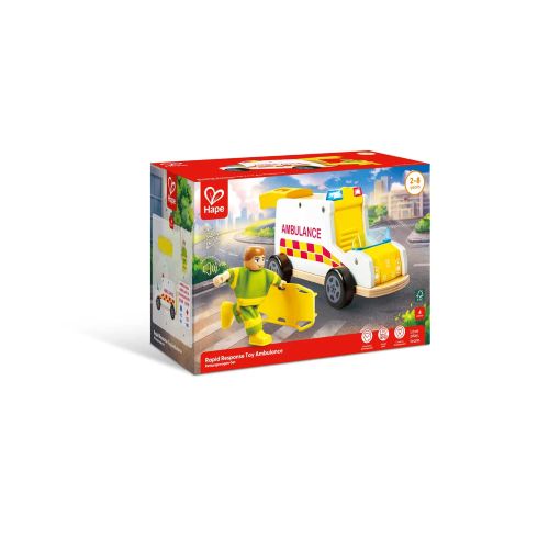 אמבולנס צעצוע Hape – תמונה 3