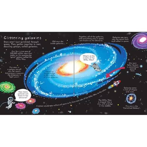 ספר כיסויים - חלל Usborne – תמונה 3