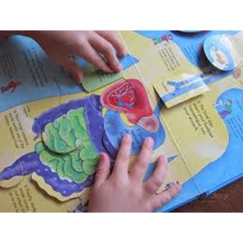 ספר כיסויים - לומדים על גוף האדם Usborne – תמונה 4