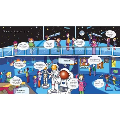 ספר כיסויים - חלל Usborne – תמונה 4