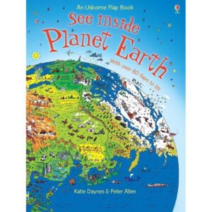 ספר כיסויים - כדור הארץ Usborne