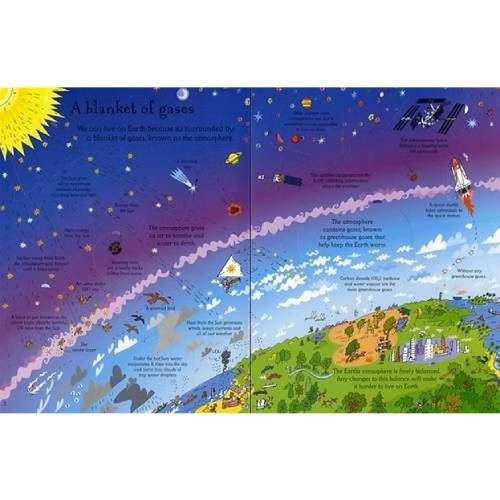 ספר כיסויים - כדור הארץ Usborne – תמונה 4