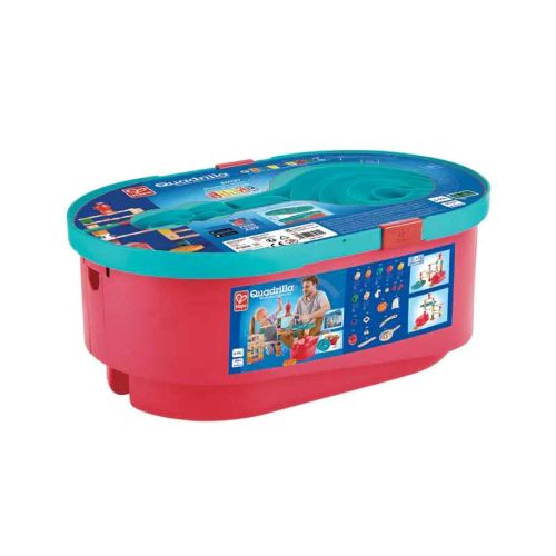 סט בניית מסלולי גולות בדלי אחסון Hape – תמונה 2