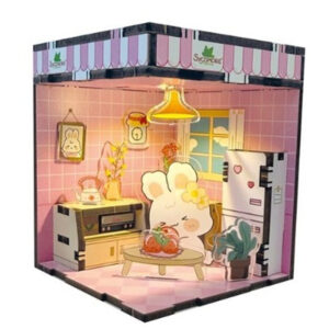 בניית חדר מניאטורי - ארנב CHIBI BOX