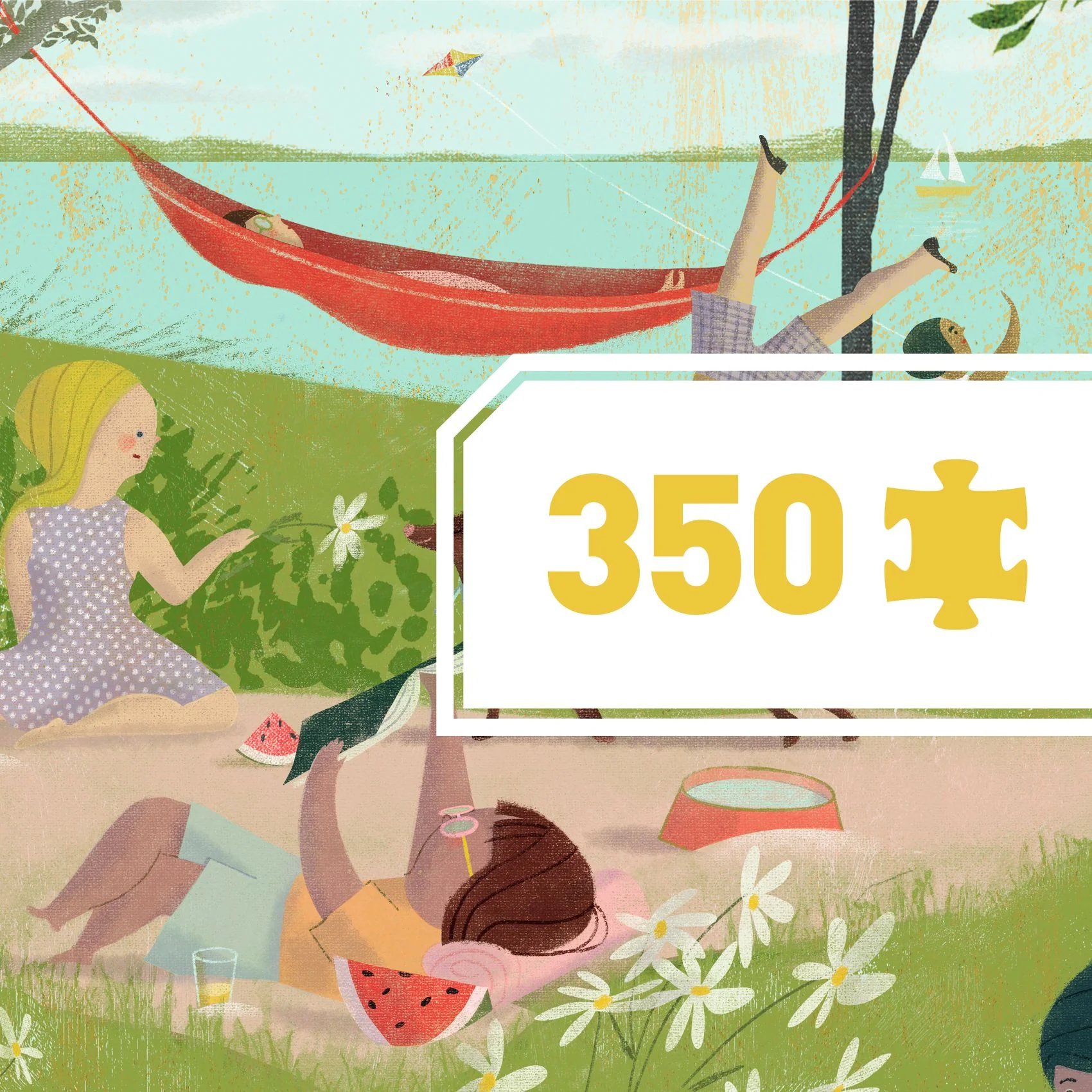 פאזל גלריה - 350 חלקים - בילוי קייצי Djeco – תמונה 3