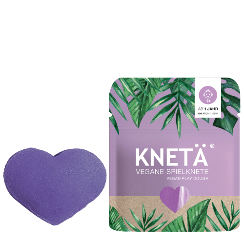 בצק משחק טבעוני אורגני - סגול - 20 גרם KNETA