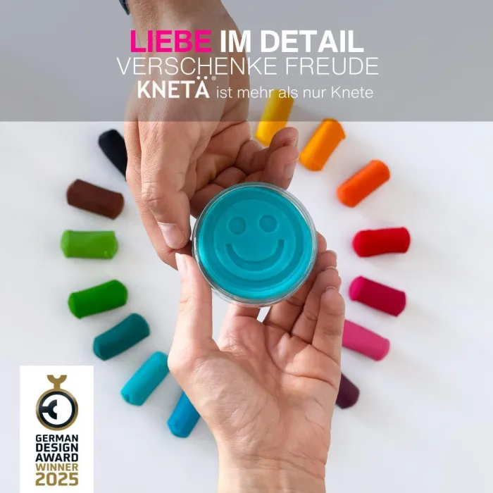 בצק משחק טבעוני - סט 4 צנצנות (של 125 ג') KNETA – תמונה 4