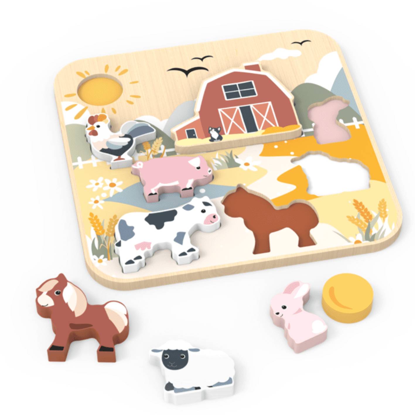 פאזל חווה גדול מעץ Speedy Monkey – תמונה 3